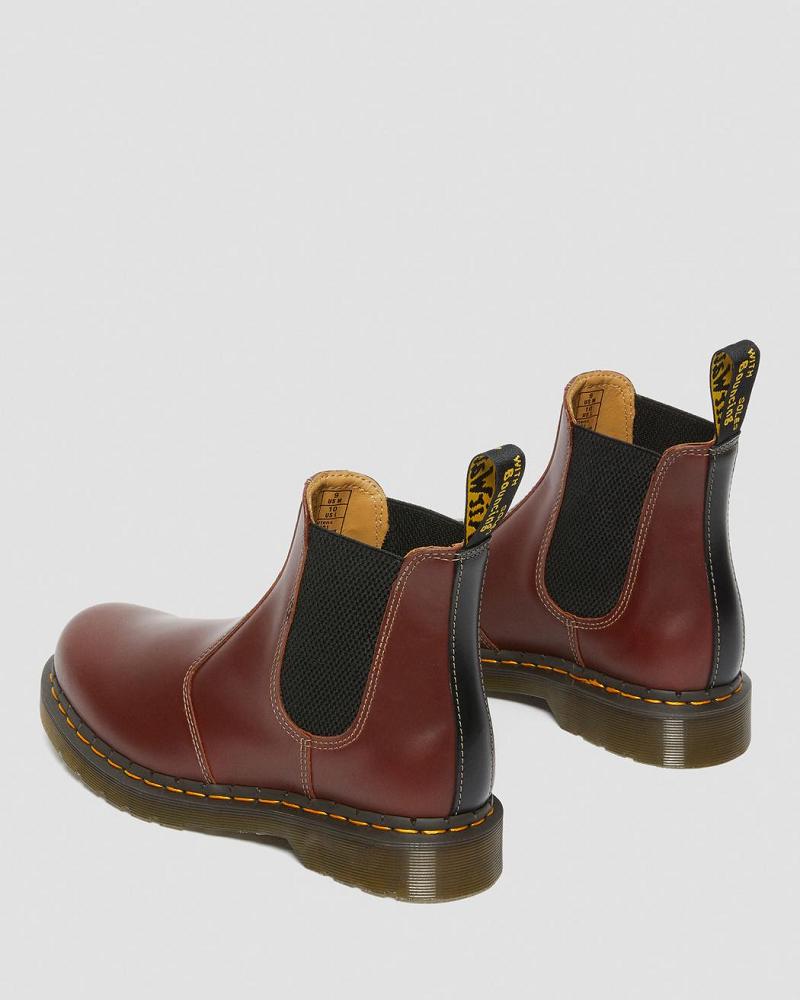 Dr Martens 2976 Abruzzo Lær Chelsea Støvler Herre Brune Svarte | Norge 326NWY